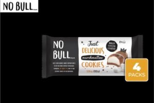 No Bull Soft and Chewy Chocolate Covered Marshmallow Cookies