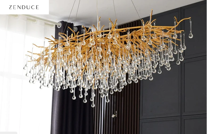 Zenduce Dribble Crystal Design Chandelier